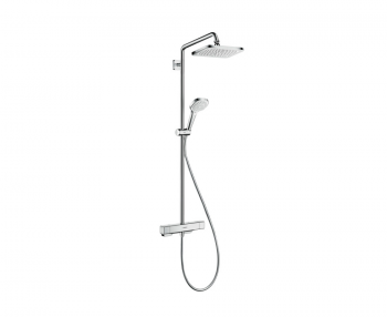 Hansgrohe Croma E Showerpipe 280 1jet with thermostat Ecostat E