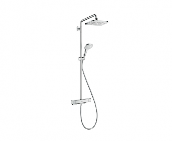 Hansgrohe Croma E Showerpipe 280 1jet with thermostat Ecostat E