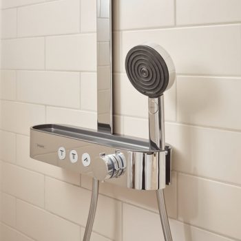 Hansgrohe Pulsify S Showerpipe 260 1jet with ShowerTablet Select 400 - Image 2