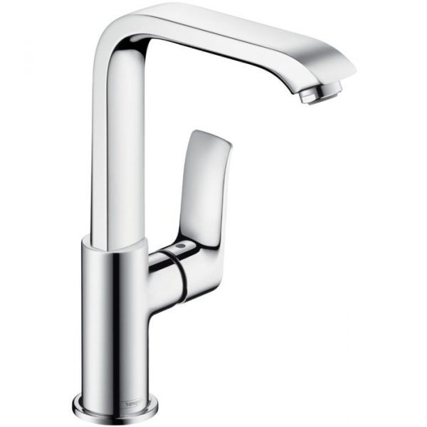 Metris Single lever basin mixer 230 with pop-up waste set