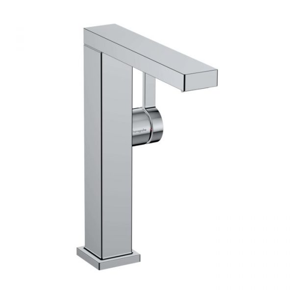 Hansgrohe Tecturis E Single lever basin mixer 210 Fine CoolStart EcoSmart+ with swivel spout and push-open waste set