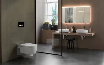 Geberit AquaClean Mera Comfort WC complete solution, wall-hung WC - Image 2