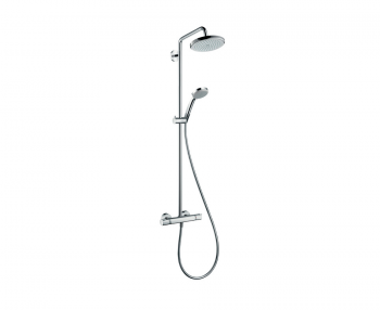 Hansgrohe Croma Showerpipe 220 1jet with thermostat