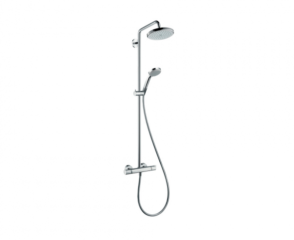 Hansgrohe Croma Showerpipe 220 1jet with thermostat