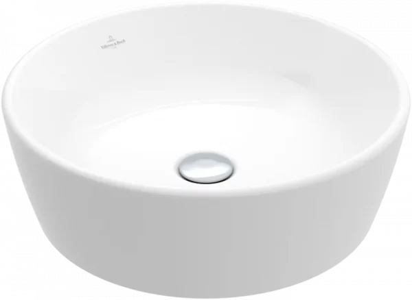 Villeroy & Boch Architectura Surface-mounted washbasin, 450 x 450 x 155 mm, White Alpin, with overflow