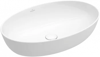 Villeroy & Boch Artis Surface-mounted washbasin, 610 x 410 x 130 mm, White Alpin, without overflow