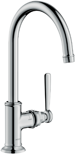 AXOR Montreux Single lever basin mixer 210 with lever handle and waste set