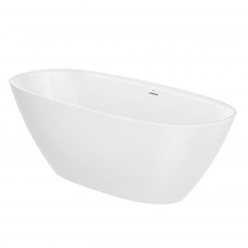 Roca Ariane Freestanding STONEX® oval bath with drain