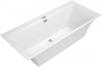 Villeroy & Boch Squaro Edge 12 Rectangular bath, 1700 x 750 mm, Stone White